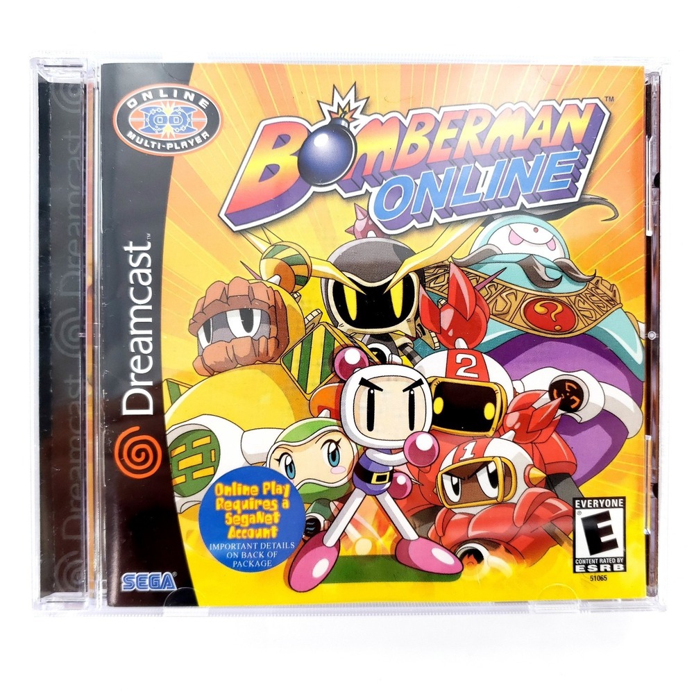Bomberman Online (Sega Dreamcast, 2001) Complete Tested & Works